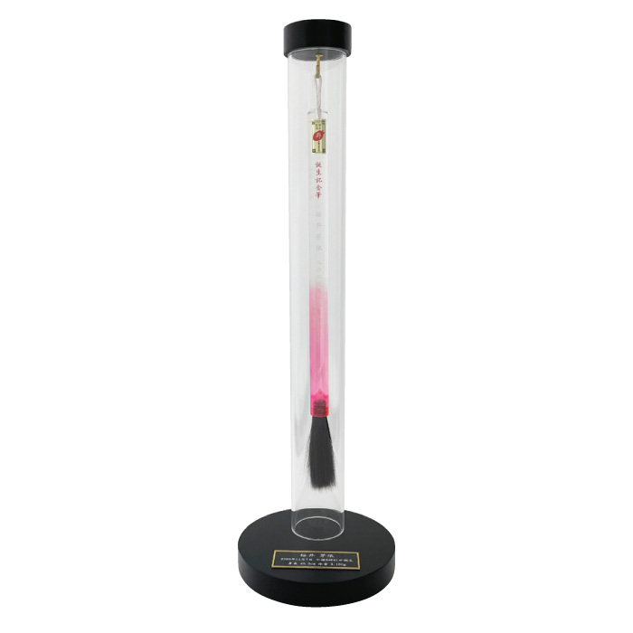 赤ちゃん筆　輝コース　透明軸（ピンク）